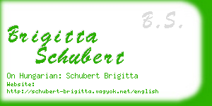 brigitta schubert business card